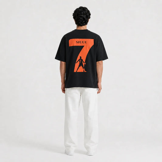 Siiuuu No.7 Oversized Graphic Tee