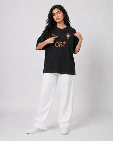 Siiuuu No.7 Oversized Graphic Tee