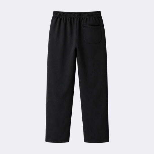 Straight-Leg Black Trouser